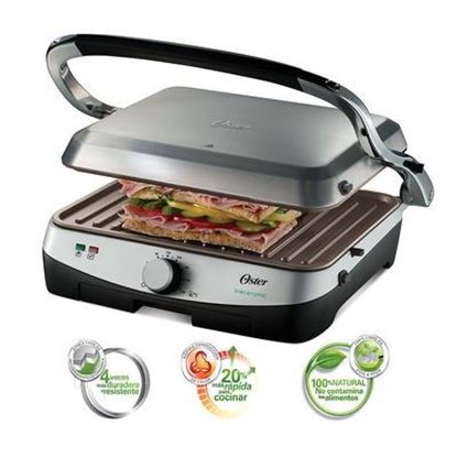 Imagen de Parrilla y panini eléctrica Oster