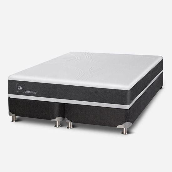 Multitiendas Seidemann. Box Spring 2 Plazas Ortopedic Base Dividida