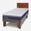 Imagen de Cama Europea Cic Ortopedic Advance +Respaldo Villarrica Caramel 1.5 plazas