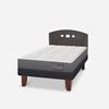 Imagen de Cama Europea Cic 1.5 Plazas Anatomic+Respaldo Gales Gris