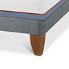Imagen de Cama Europea Cic 1.5 plazas Excellence Plus+Respaldo Villarrica Negro