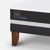 Imagen de Cama Europea Cic 1.5 Plazas Ortopedic Respaldo Munich Gris