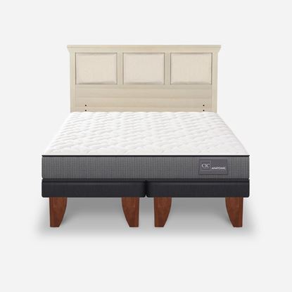 Imagen de Cama Europea Cic King Anatomic Respaldo Torino Alpino